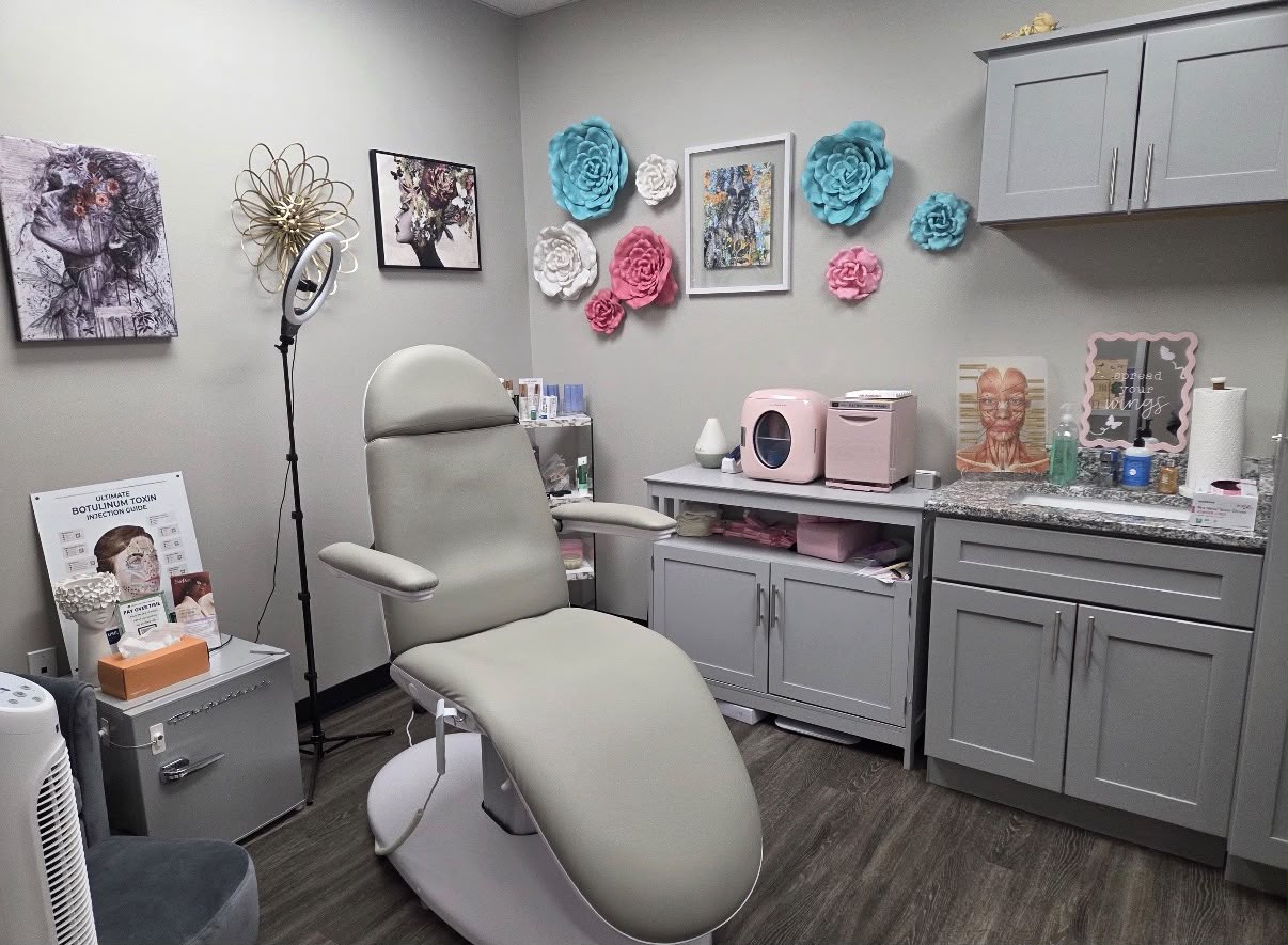 Inside the AIR Aesthetics treatment room, Mankato MN